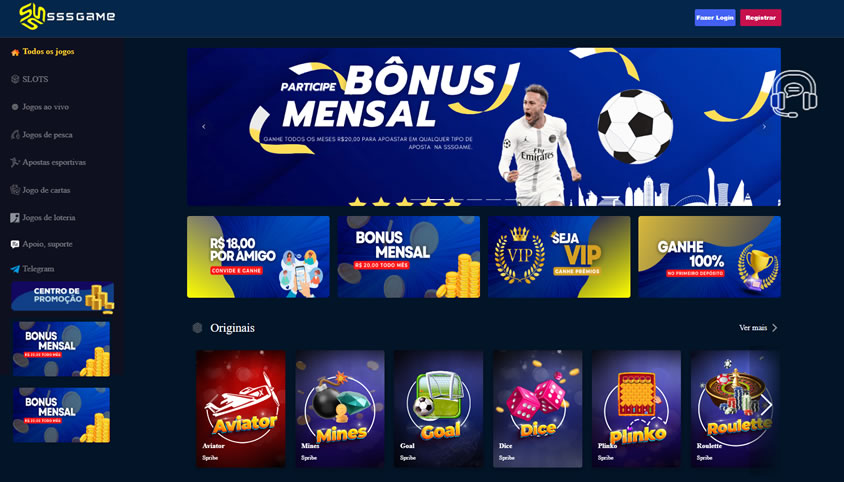 Sssgame slot site com bônus de depósito de 50% - sssgame Bonus Mensal