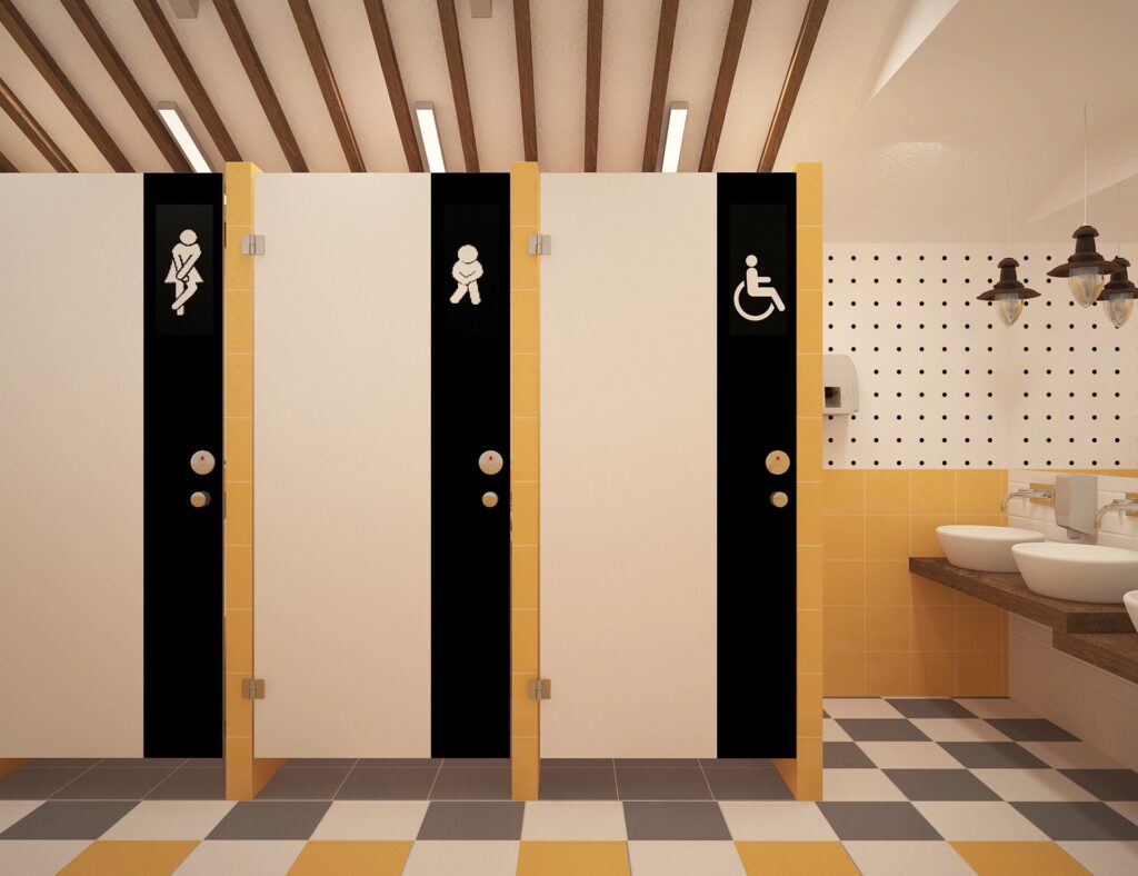 banheiro publico encanamentos resolucoes